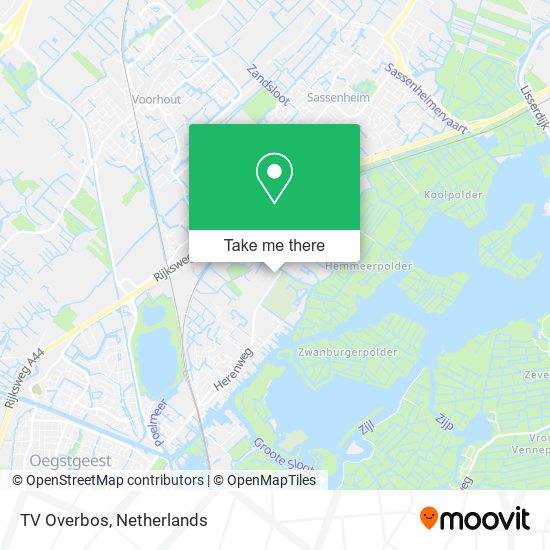 TV Overbos map