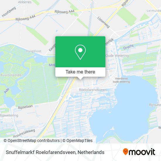 Snuffelmarkf Roelofarendsveen map