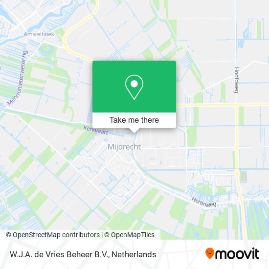 W.J.A. de Vries Beheer B.V. map