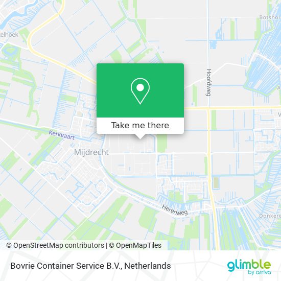 Bovrie Container Service B.V. map