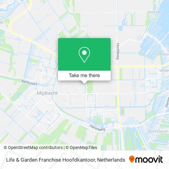 Life & Garden Franchise Hoofdkantoor map