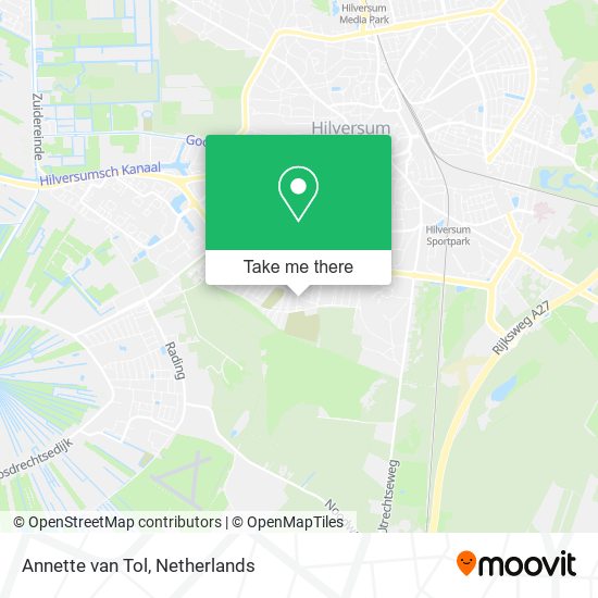 Annette van Tol map