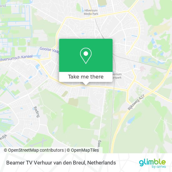 Beamer TV Verhuur van den Breul map