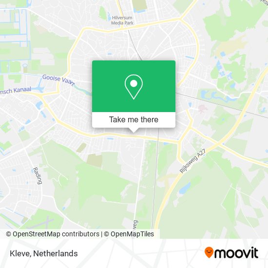 Kleve map