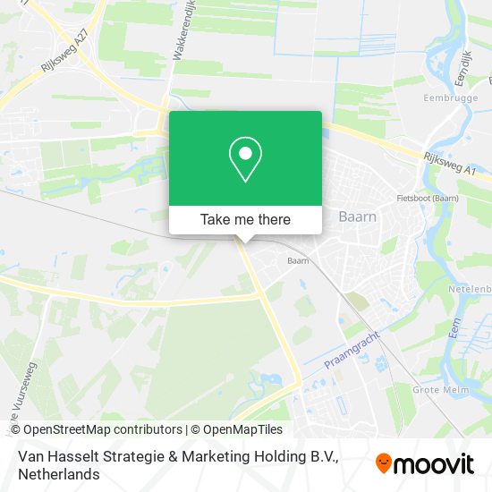 Van Hasselt Strategie & Marketing Holding B.V. Karte