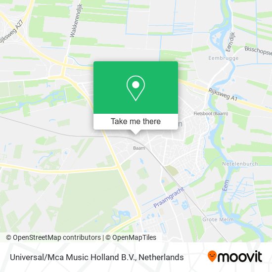 Universal / Mca Music Holland B.V. map