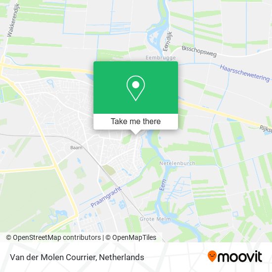 Van der Molen Courrier map