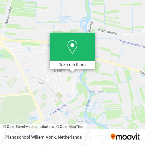 Pianoschool Willem Vonk map