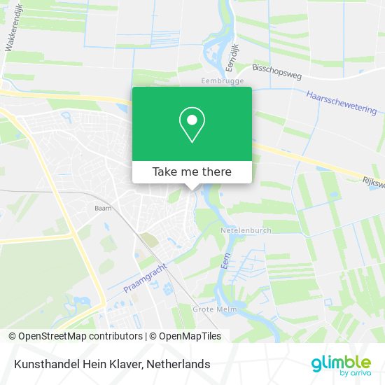 Kunsthandel Hein Klaver map