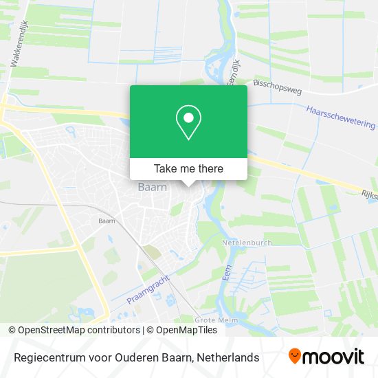 Regiecentrum voor Ouderen Baarn Karte