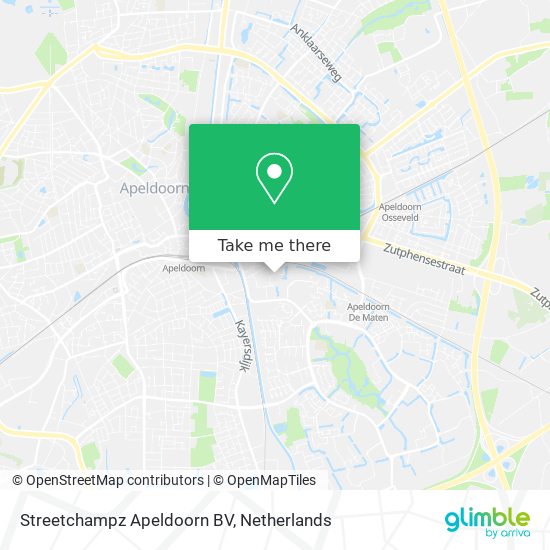 Streetchampz Apeldoorn BV map