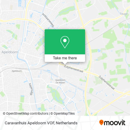 Caravanhuis Apeldoorn VOF Karte