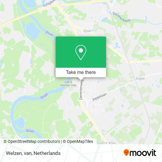 Welzen, van map