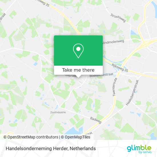 Handelsonderneming Herder map