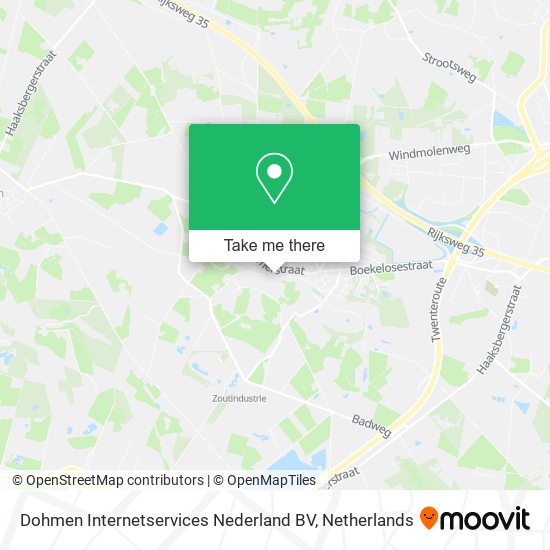 Dohmen Internetservices Nederland BV map