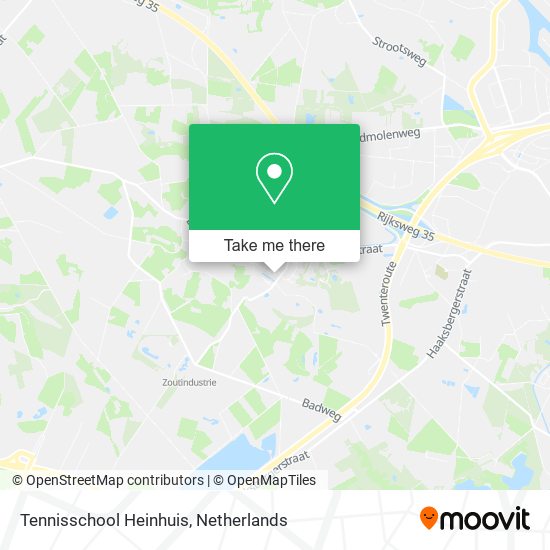 Tennisschool Heinhuis map