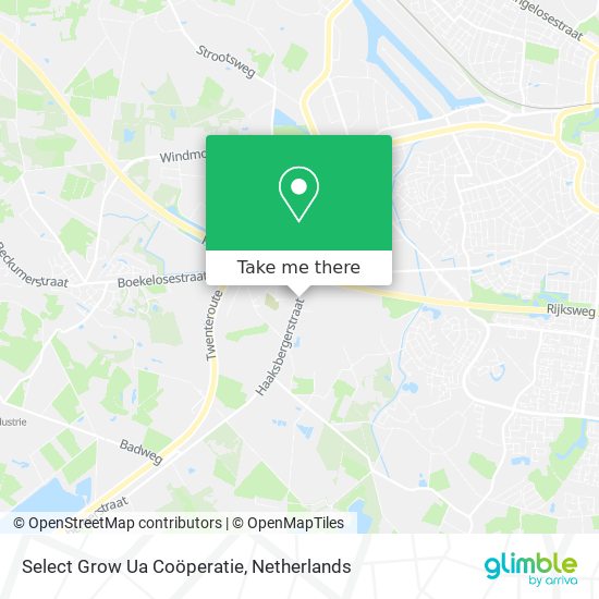 Select Grow Ua Coöperatie map