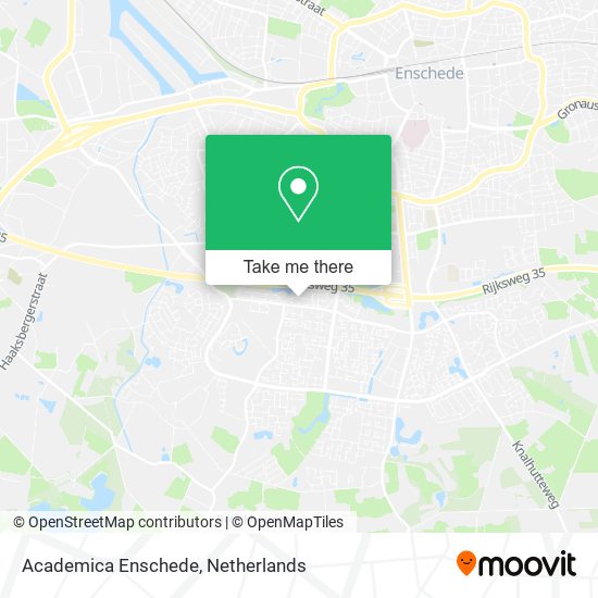 Academica Enschede map
