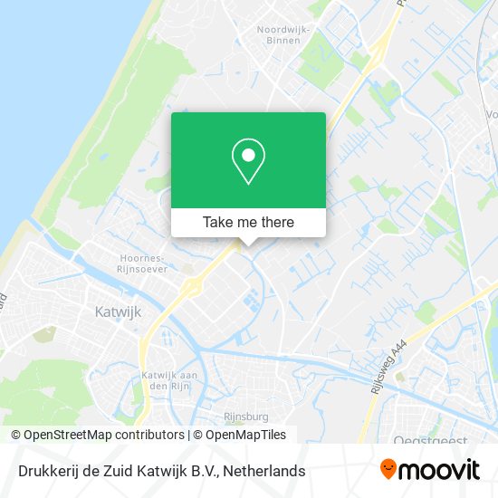 Drukkerij de Zuid Katwijk B.V. Karte