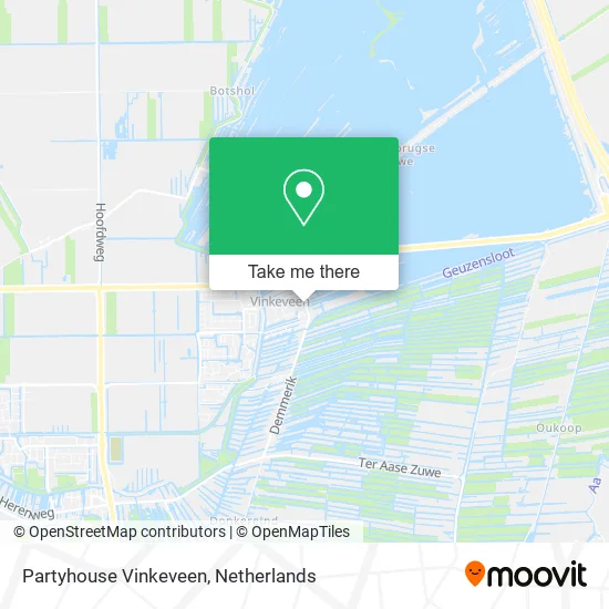 Partyhouse Vinkeveen map