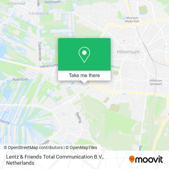 Lentz & Friends Total Communication B.V. map
