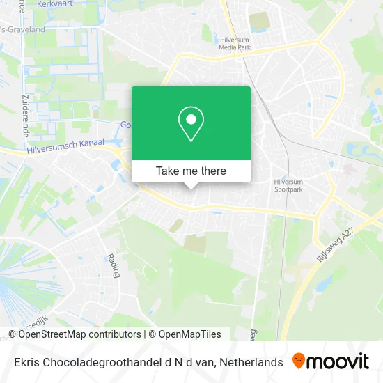 Ekris Chocoladegroothandel d N d van Karte