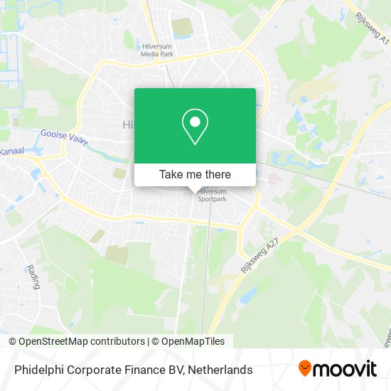 Phidelphi Corporate Finance BV map