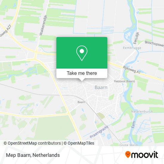 Mep Baarn map