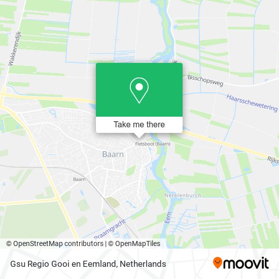 Gsu Regio Gooi en Eemland map