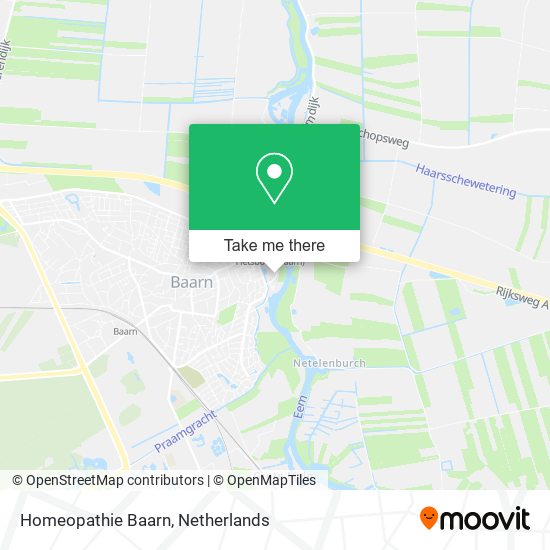 Homeopathie Baarn map