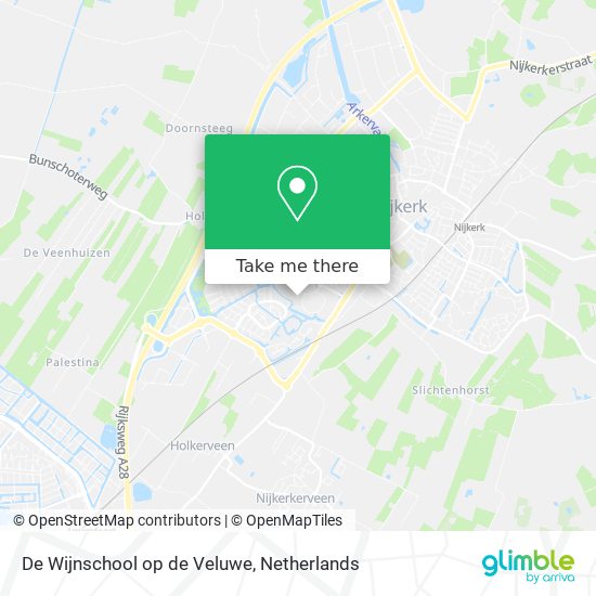 De Wijnschool op de Veluwe map