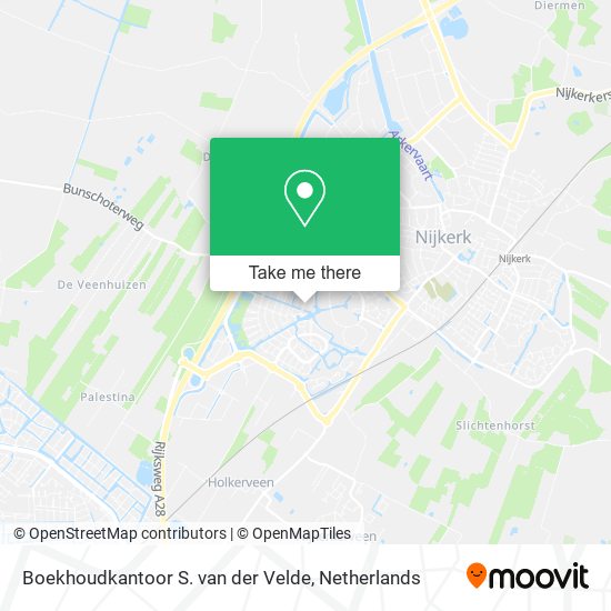 Boekhoudkantoor S. van der Velde Karte