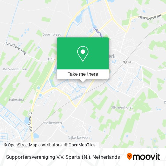 Supportersvereniging V.V. Sparta (N.) Karte