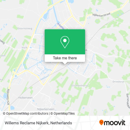 Willems Reclame Nijkerk map