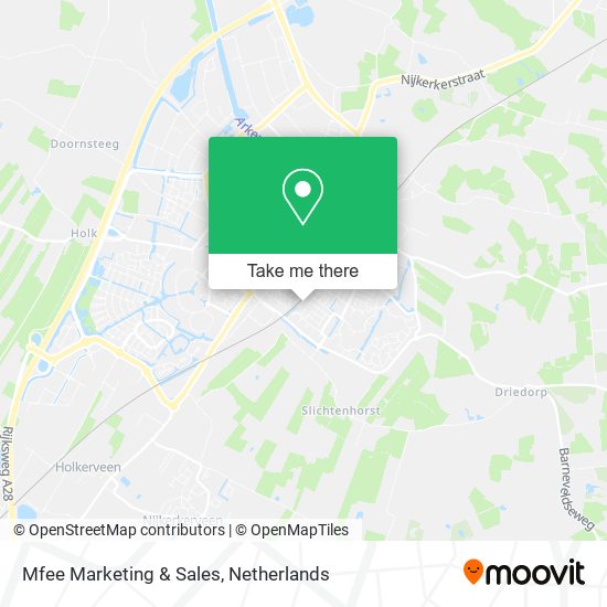 Mfee Marketing & Sales map