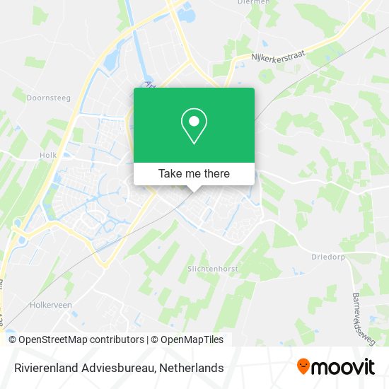 Rivierenland Adviesbureau map