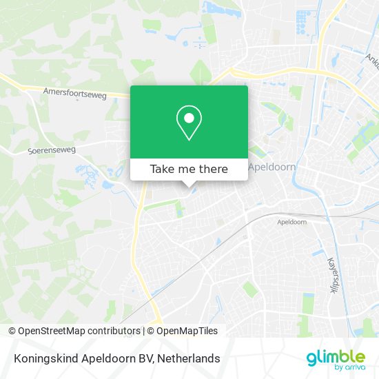 Koningskind Apeldoorn BV Karte