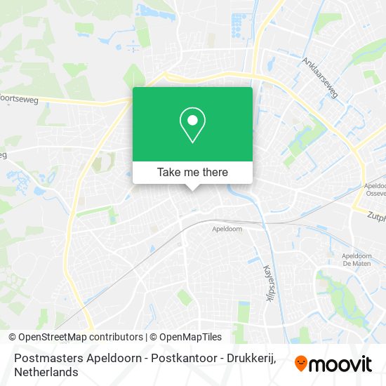 Postmasters Apeldoorn - Postkantoor - Drukkerij map