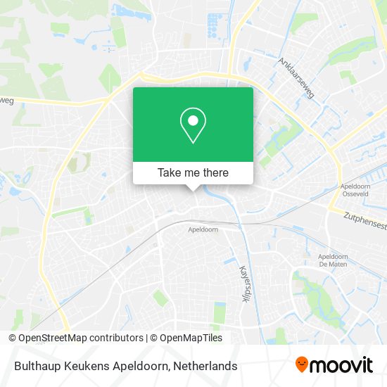 Bulthaup Keukens Apeldoorn map