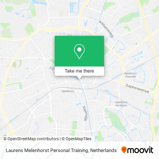 Laurens Melenhorst Personal Training map