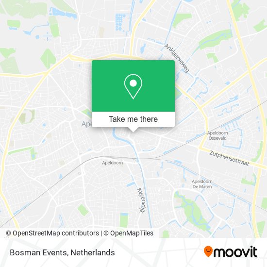 Bosman Events map