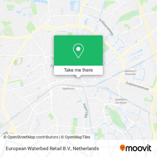 European Waterbed Retail B.V. map