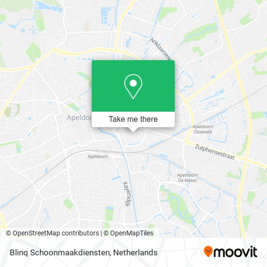 Blinq Schoonmaakdiensten map