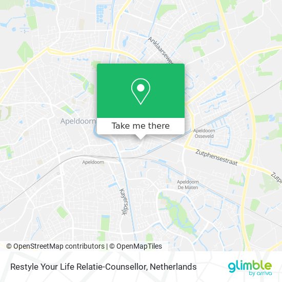 Restyle Your Life Relatie-Counsellor map