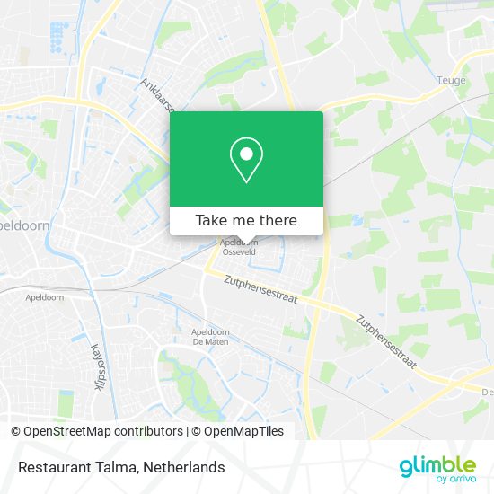 Restaurant Talma map