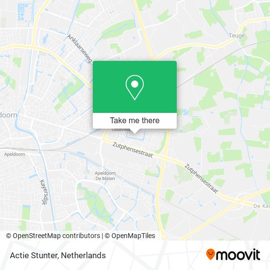 Actie Stunter map