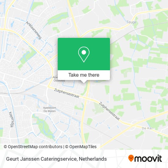 Geurt Janssen Cateringservice map