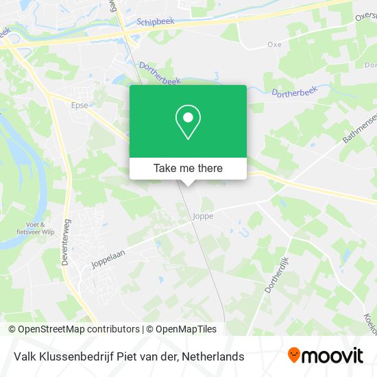 Valk Klussenbedrijf Piet van der map