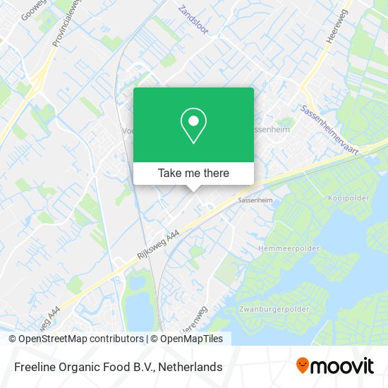 Freeline Organic Food B.V. map