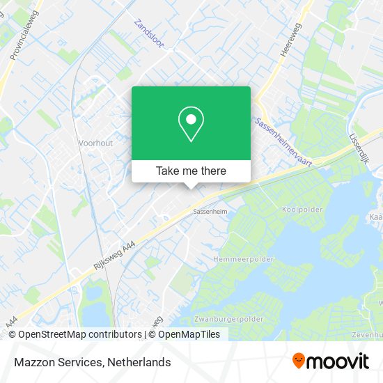 Mazzon Services map